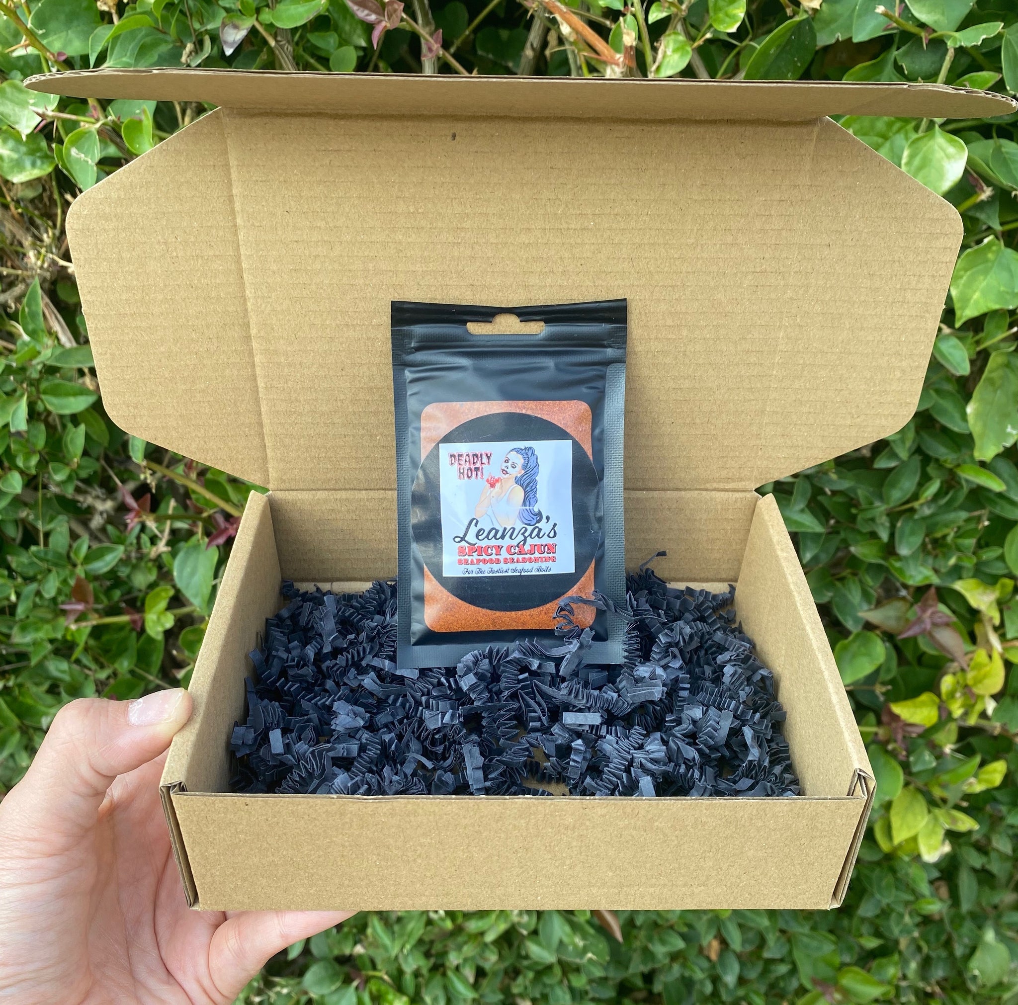 "Deadly Hot" Spicy Cajun Seafood Boil Seasoning Leanza's Spicy Cajun